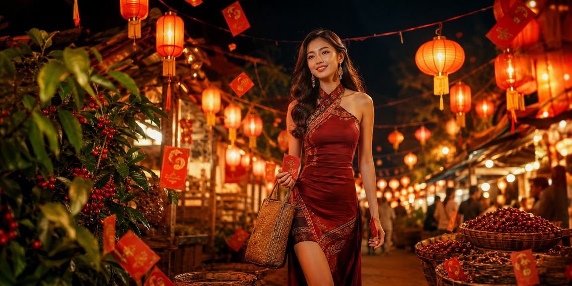 Người chơi nhận phong bì đỏ may mắn tại quán cà phê Buôn Ma Thuột trong dịp lễ đặt cược